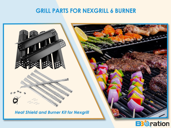 Amazon.com : BBQration Grill Parts for Nexgrill Deluxe 6-Burner