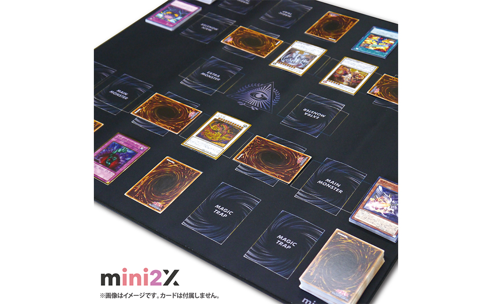 Amazon | mini2x TCG 遊戯王カード 用 遊戯王 用 ラバー プレイマット