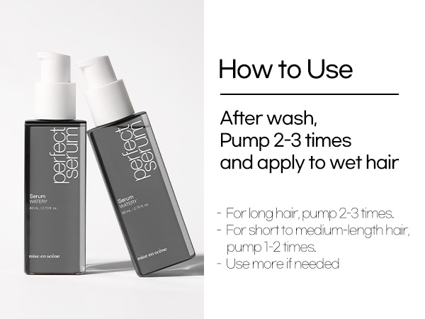 Amazon.com: Mise En Scene Perfect Serum Watery - Moisturizing Hair