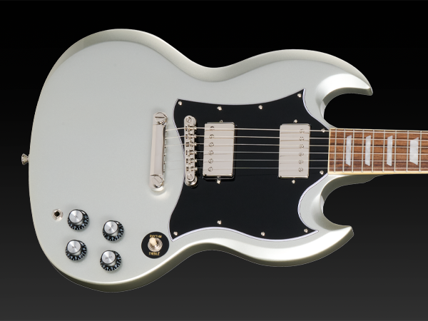 Amazon.com: Epiphone Inspired by Gibson SG Standard, Silver Mist