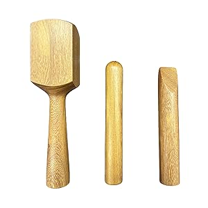 Amazon.co.jp: トークセン3点セット タイ古式マッサージ用木槌セット