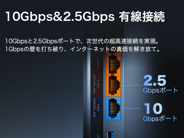 Amazon | TP-Link WiFi ルーター WiFi7 無線ルーター 高速 BE7200 10G
