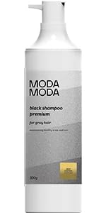 Amazon | 国内正規品 白髪用ブラックシャンプー プレミアム MODAMODA