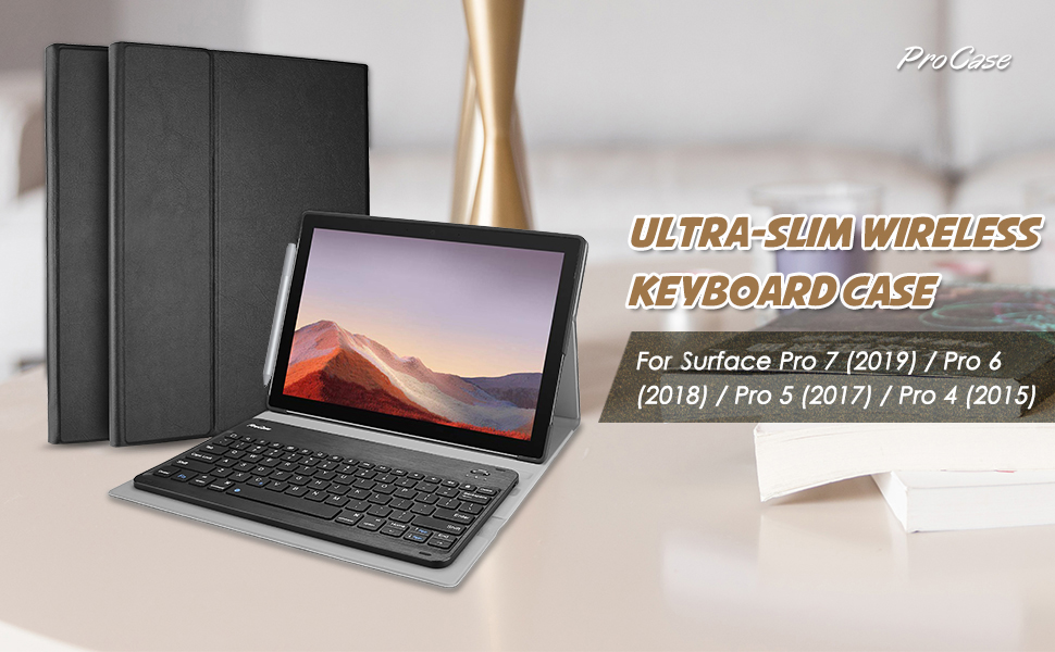 Amazon.co.jp: ProCase Surface Pro キーボードケース 薄型 スマート