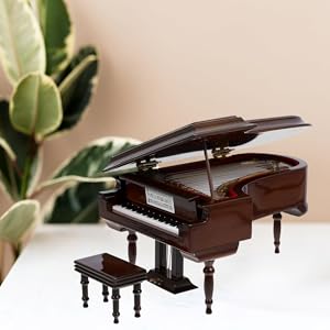 Amazon.co.jp: オルゴールボックス ピアノ型 ミニグランドピアノモデル