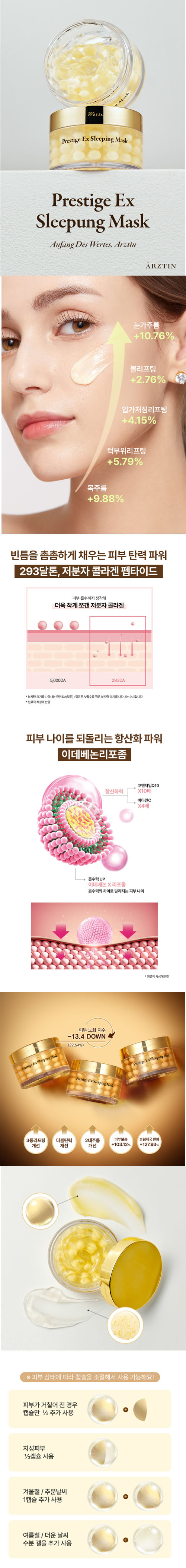 Arztin Prestige EX Sleeping Mask 110ml｜Arztin｜Sleeping Pack