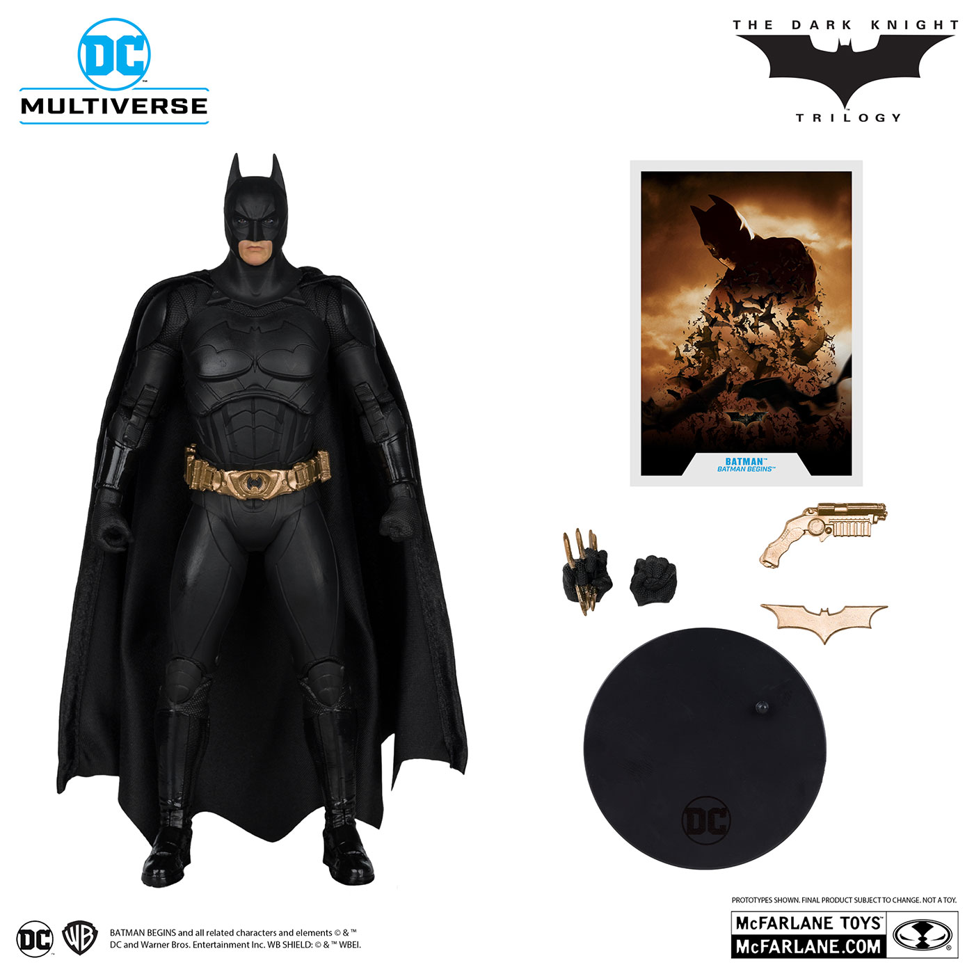 DCマルチバース/ BATMAN BEGINS: バットマン 7インチ アクションフィギュア