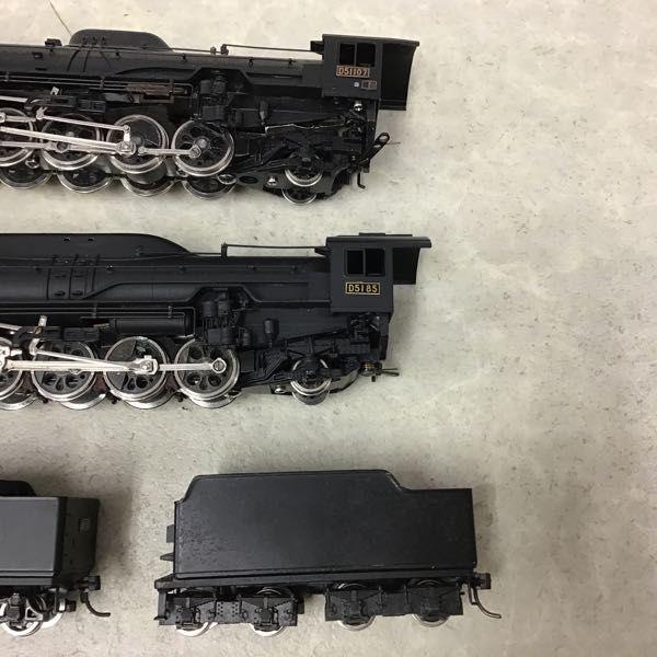 訳あり ジャンク HOゲージ 蒸気機関車、炭水車 D51 85、D51 107 鉄道