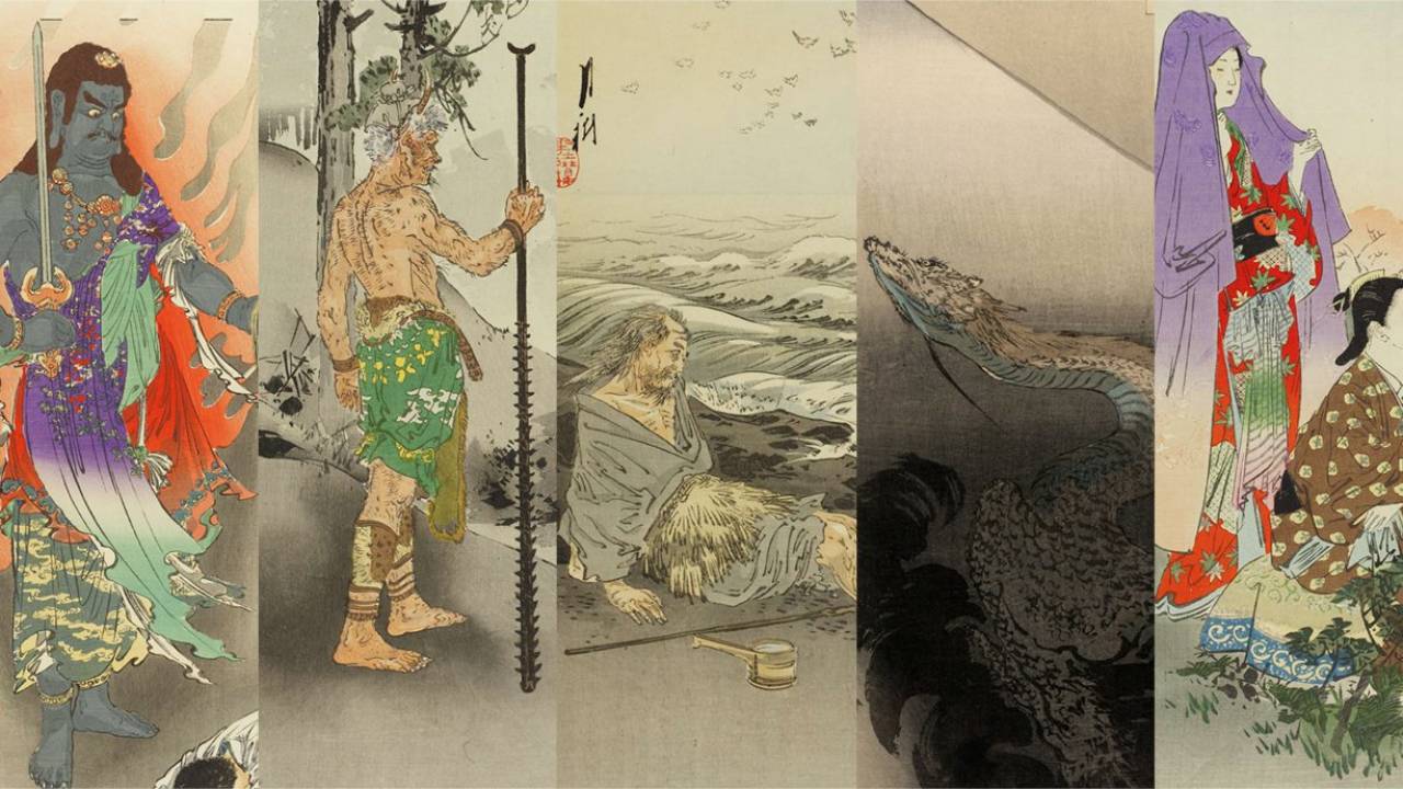 かなりの画力の高さ！幕末の浮世絵師「尾形月耕」桃太郎を鬼のアングル
