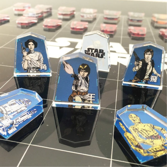 レイア姫が角行とかジワる（笑）将棋の駒をスター・ウォーズのキャラ
