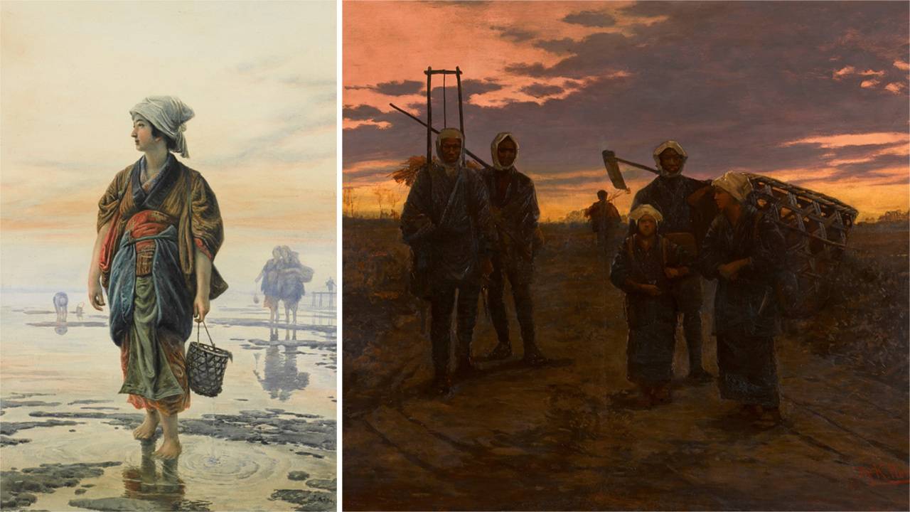 明治の日本を描いた絵画200点以上を紹介する企画展「発見された日本の