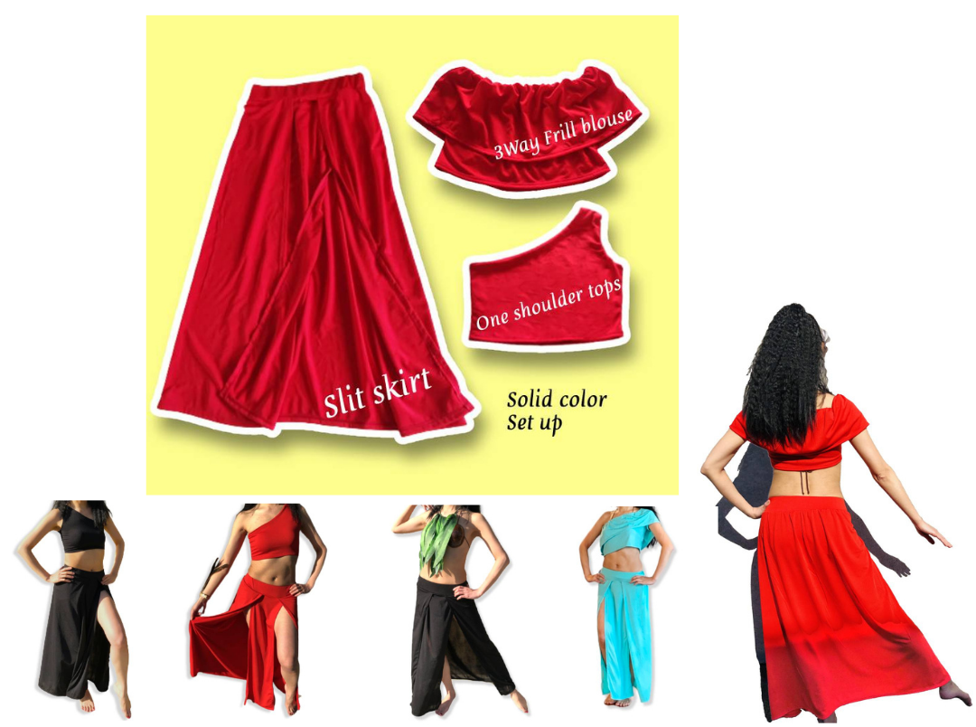 ばら売り セットアップ ［へそ出しトップス 