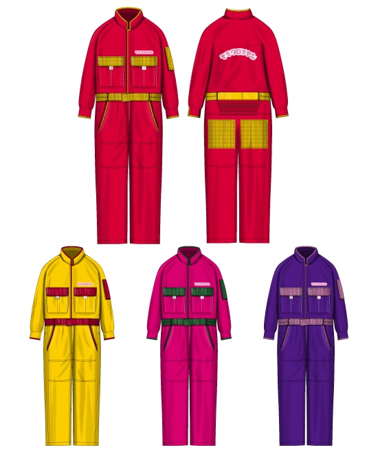 ももクロChan』10周年記念プロジェクト 2代目衣装つなぎレプリカ