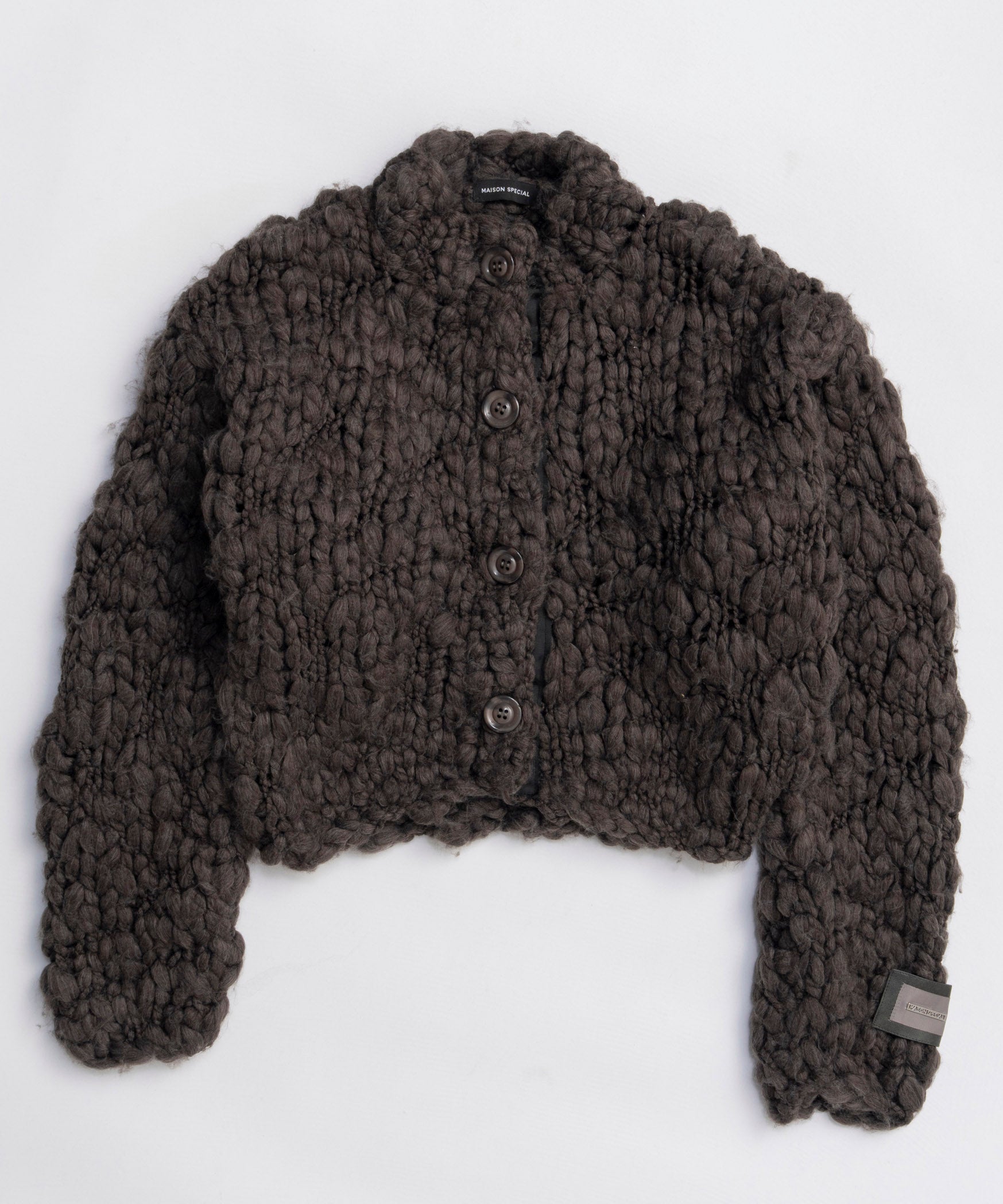 Hand Slub Knit Cardigan