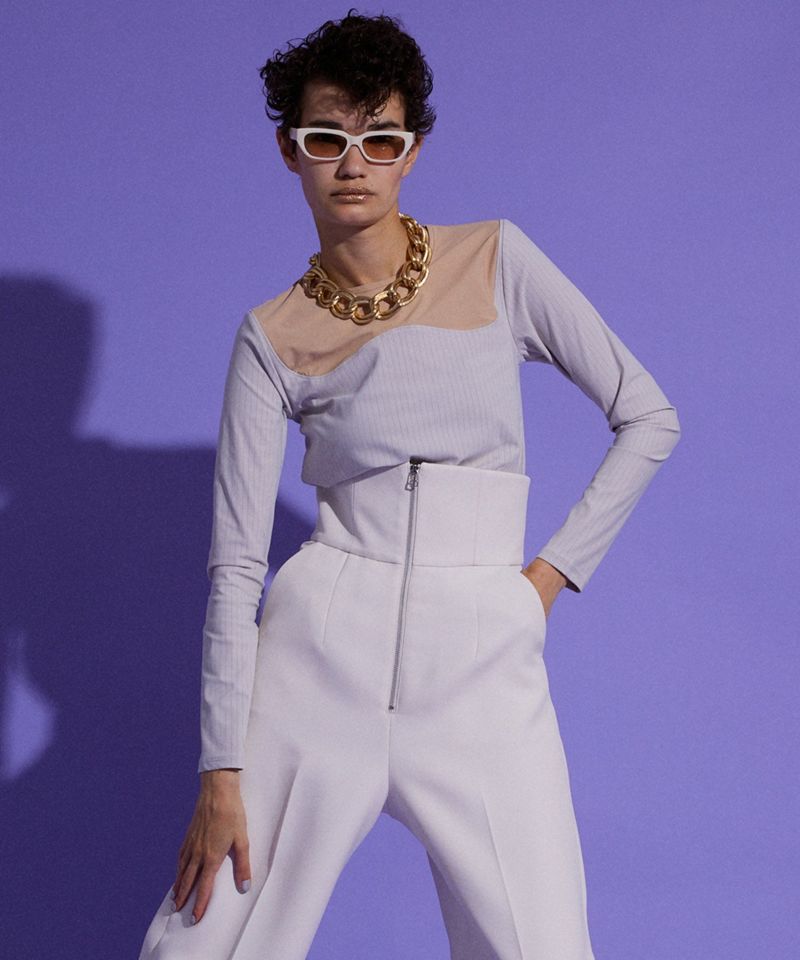 SALE】Bustier Cut Top