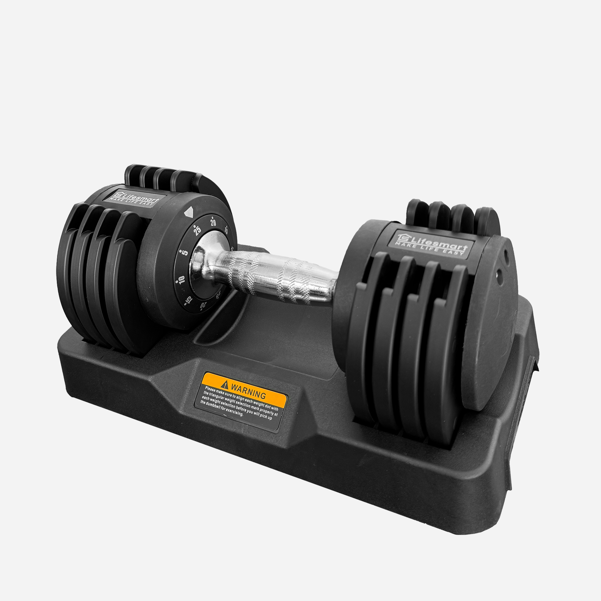 Lifesmart 25lb. Adjustable Dumbbell | MakeLifeEasy – Make Life Easy