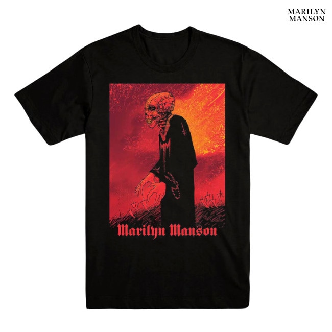 Marilyn Manson / マリリン・マンソン - MAD MONK Tシャツ(ブラック