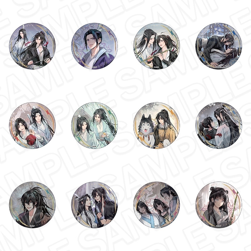 魔道祖師公式通販】魔道祖師 グリッター扉絵カンバッジ(ブラインド