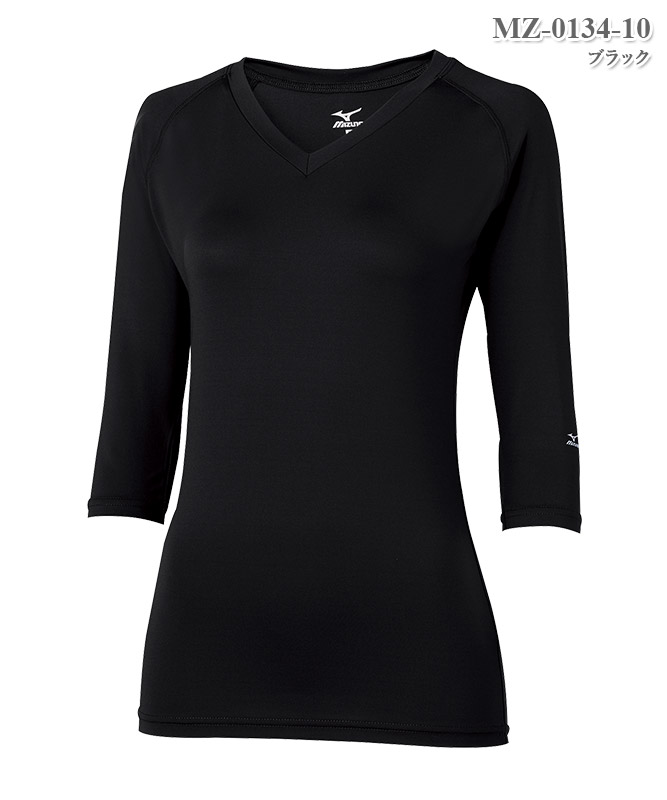 ミズノ女子Vネックアンダーウェア七分袖(返品不可商品)[チトセ製品] MZ