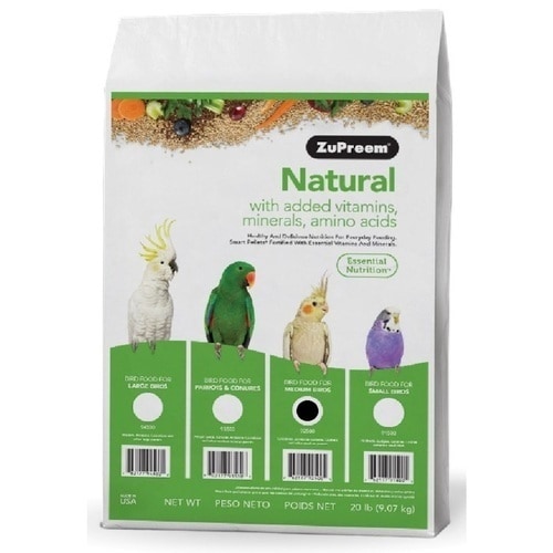 ズプリーム ナチュラル M オカメ 鳥類用 9.07kg | 鳥,鳥のフード