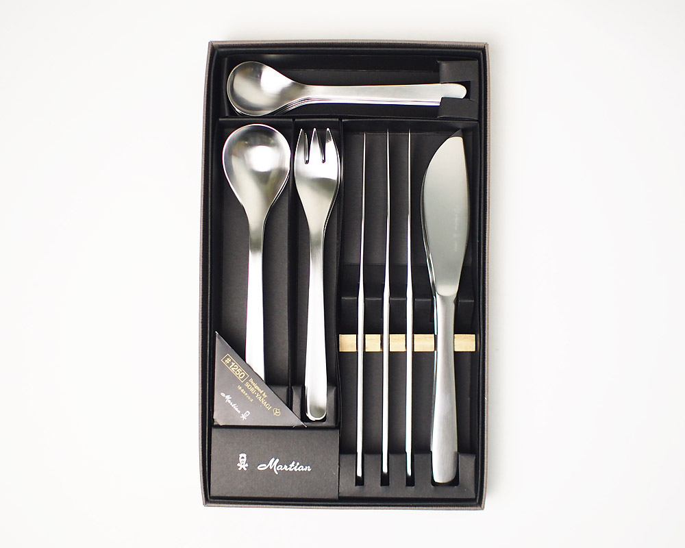 柳宗理｜ステンレスカトラリーセット デザート20pcsセット｜Martian