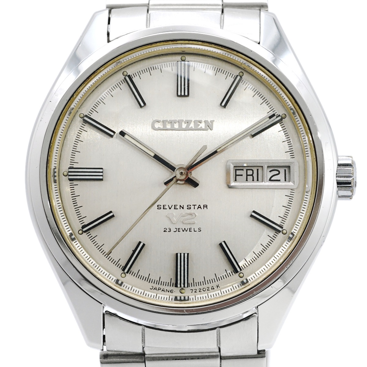 シチズン セブンスターV2 4-721128 自動巻 OH済 昭和45年/1970年製