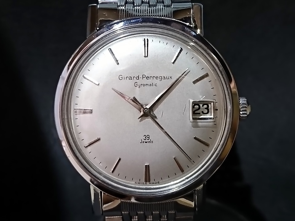ジラールペルゴ ジャイロマチック 39石 自動巻 OH済 1960年代 Girard