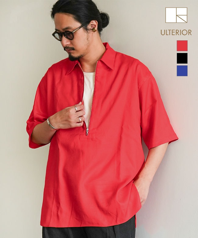 SALE 30%OFF】[ULSH58-KA197]ULTERIOR(アルテリア) RAYON LINEN TWILL