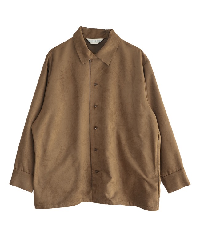 SALE 50%OFF】[4-730009]Midi Umi(ミディウミ) fake suede shirt