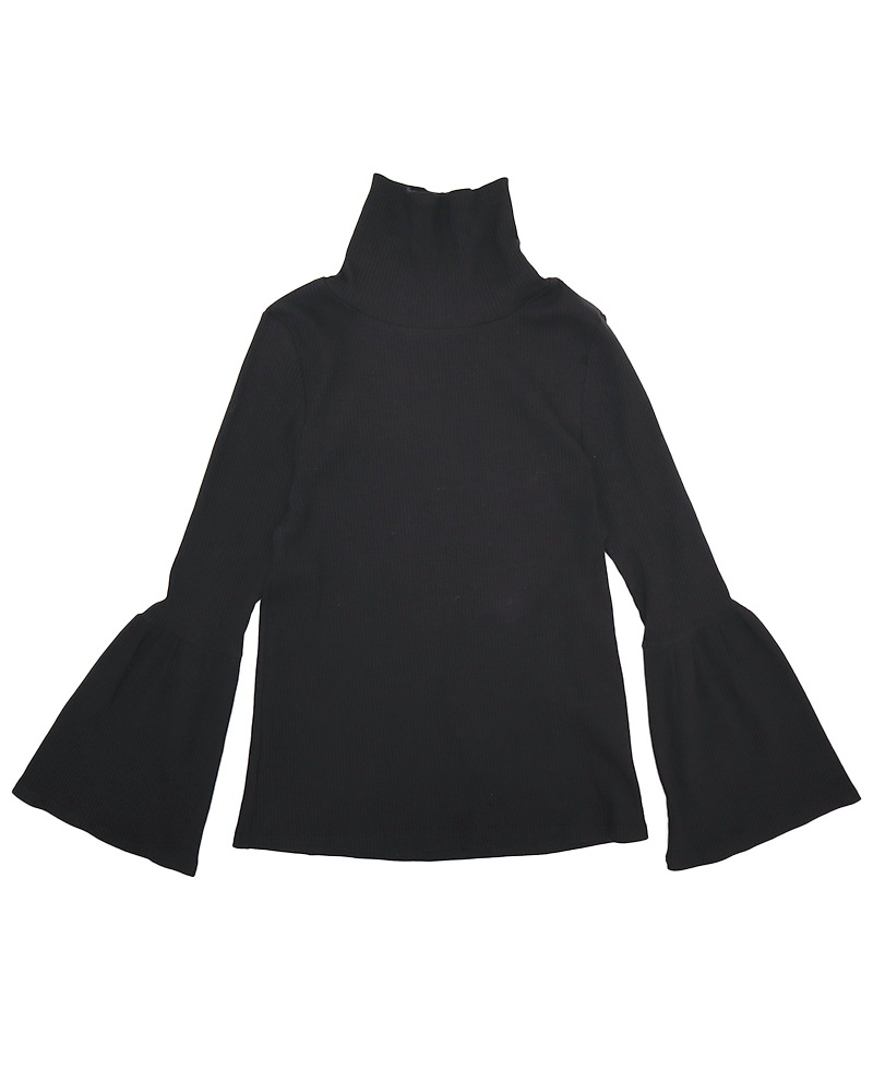 otostyle】フレアスリーブタートルネックリブプルオーバー | ALL ITEMS