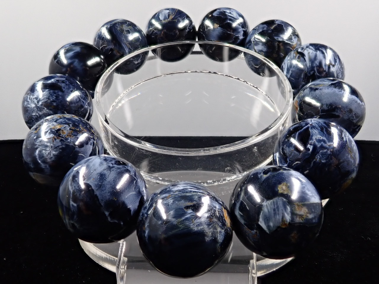 ブルーピーターサイト ブレスレット 17.0㎜ 5A | 天然石,ハ行