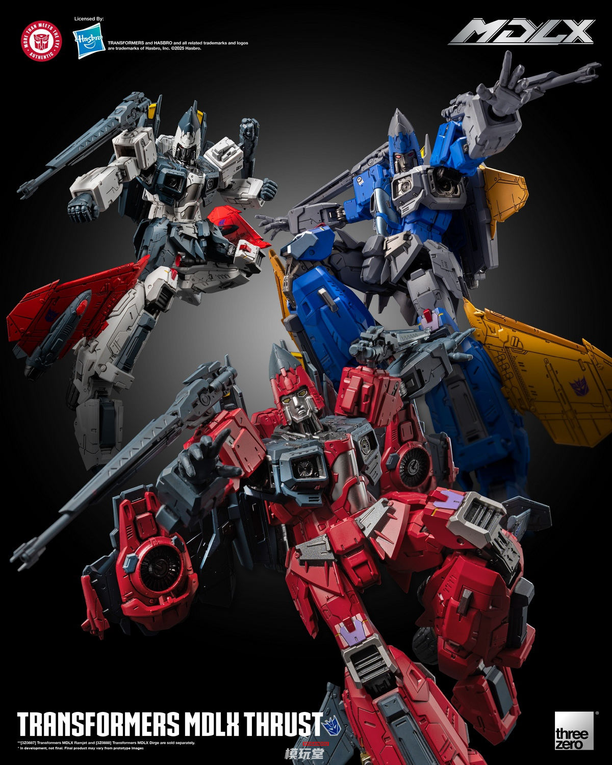 予約 threezero MDLX 『トランスフォーマー』スラスト 3Z0889
