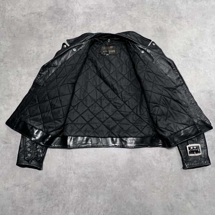 VINTAGE 60's SCHOTT PERFECTO ONE STAR MOTOR CYCLE LEATHER JACKET