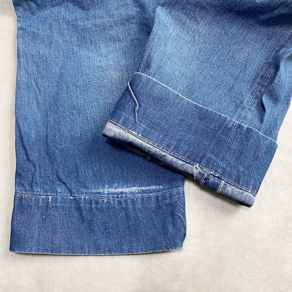50's LEVI'S SHORT HORN DENIM RANCH PANTS 50年代 リーバイス