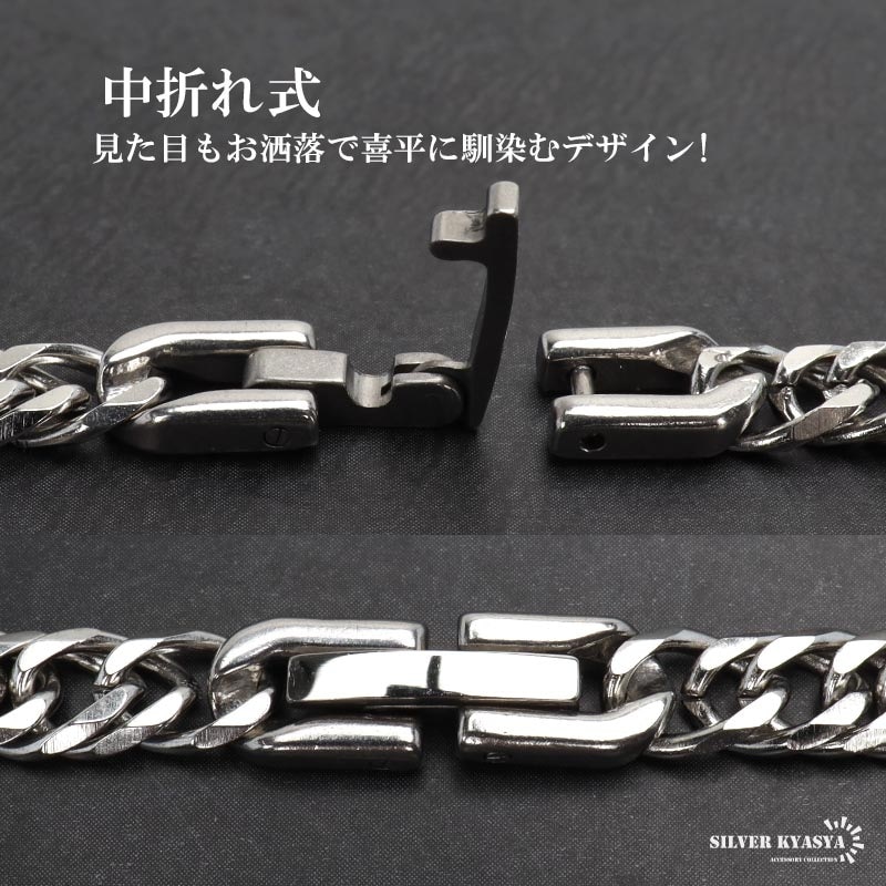 ステンレス 朝と夜のリング ネックレス [nc070-r452-gray-n348-6mm