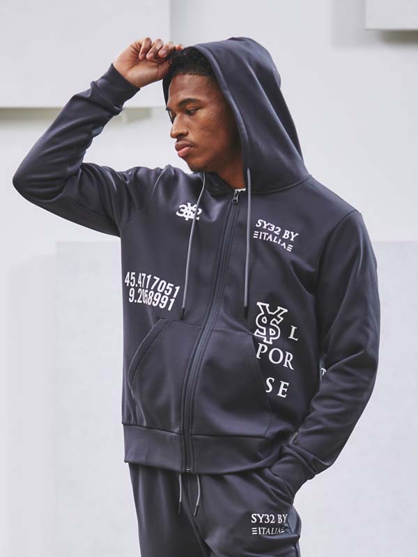 SPIRAL KNIT ZIP HOODIE | TOPS,HOODIES | 【公式】SY32 by SWEET