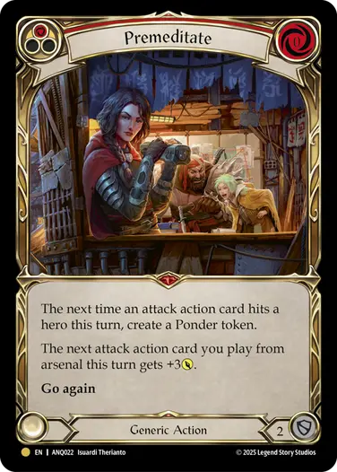 EN】《Cold Foil》[Generic] Premeditate/入念な計画 (赤)「M