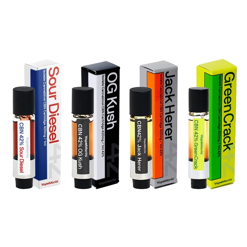 VapeMania オリジナル CBNカートリッジ CBN420mg 1ml | CBN