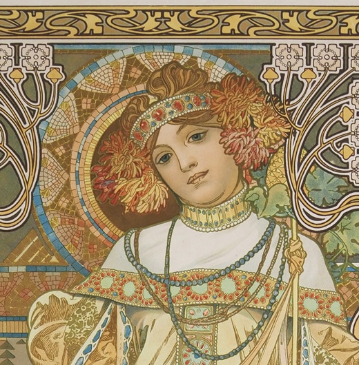 アルフォンス・ミュシャ 「秋」 | | アトリエ・ブランカ