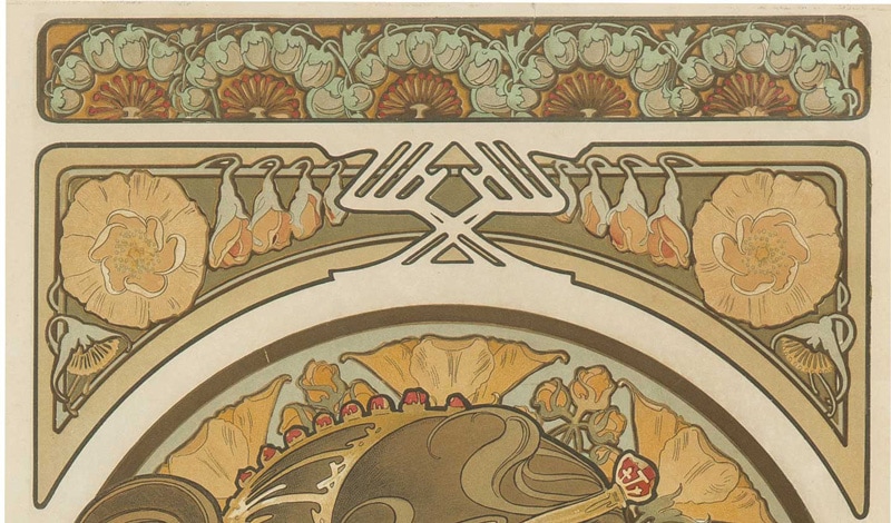 アルフォンス・ミュシャ 「桜草」 | | アトリエ・ブランカ