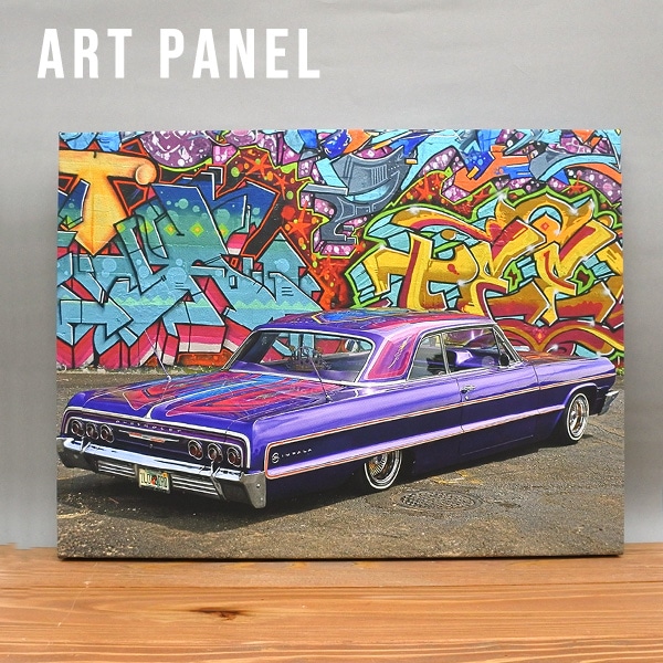 アートパネル アートボード キャンバス 1964 CHEVROLET IMPALA