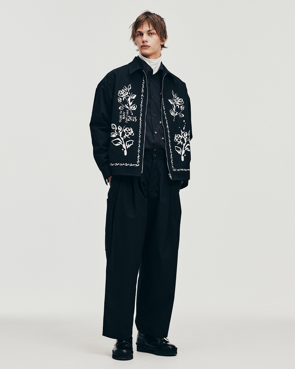 25AW】【POINT2倍】【ALMOSTBLACK オールモストブラック】WOVEN