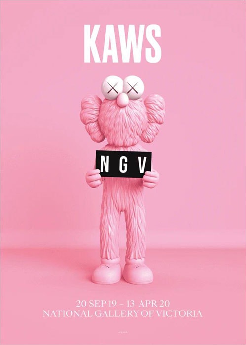 KAWS BFF PINK NGV（カウズ） ポスター販売のアズポスター｜ポスター