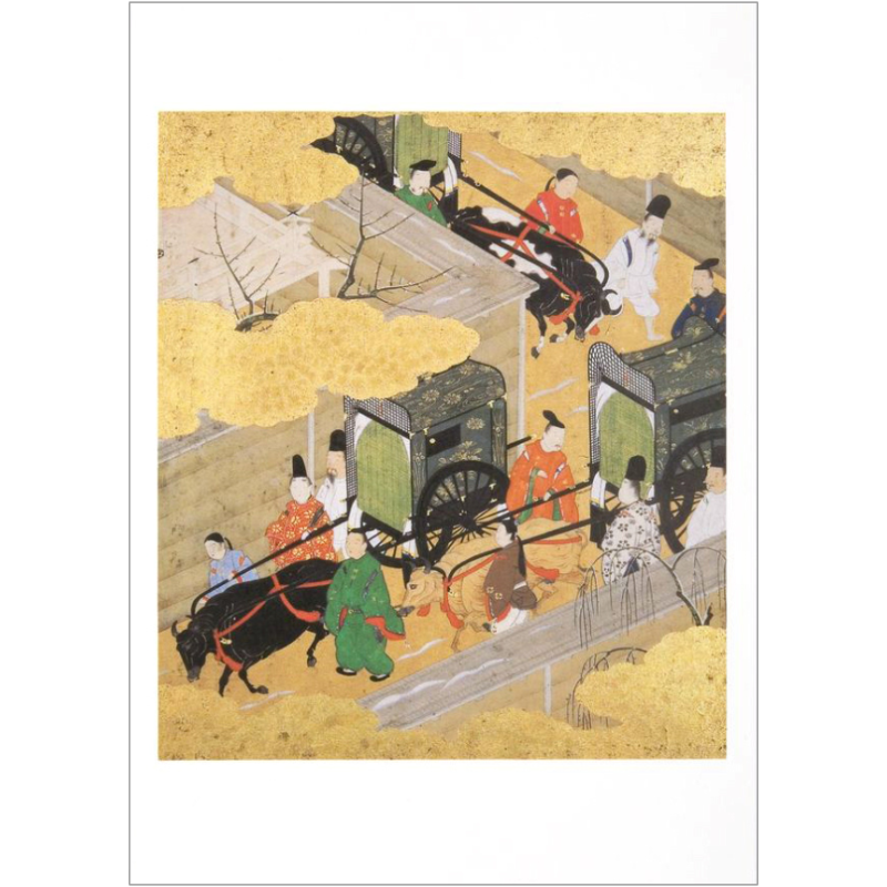 絵はがきセット〈重文 源氏物語絵色紙帖〉土佐光吉・長次郎(6枚組)京都