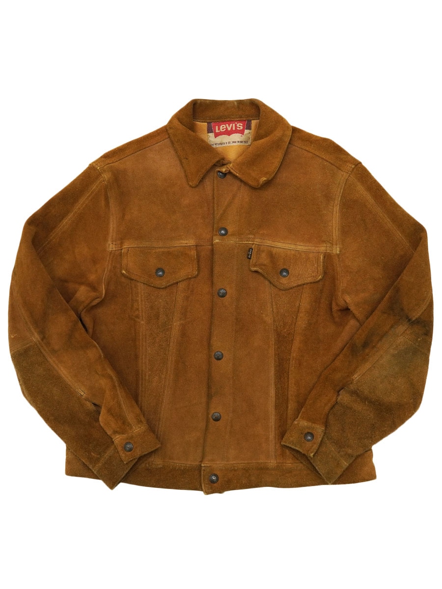 70's Levi's BIG-E 3rd型 スエードジャケット ブラウン 実寸(42位