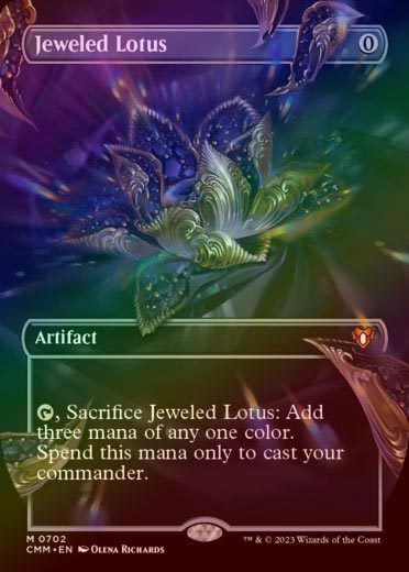 Foil】宝石の睡蓮 Jeweled Lotus 統率者マスターズ EDH Jeweled Lotus