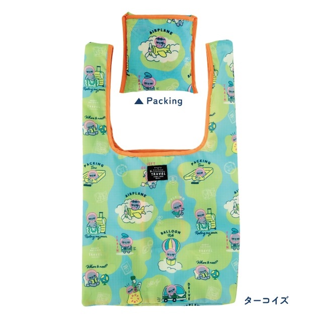 有料ギフトラッピング対応商品】エコバッグS アングリーマチコトラベル