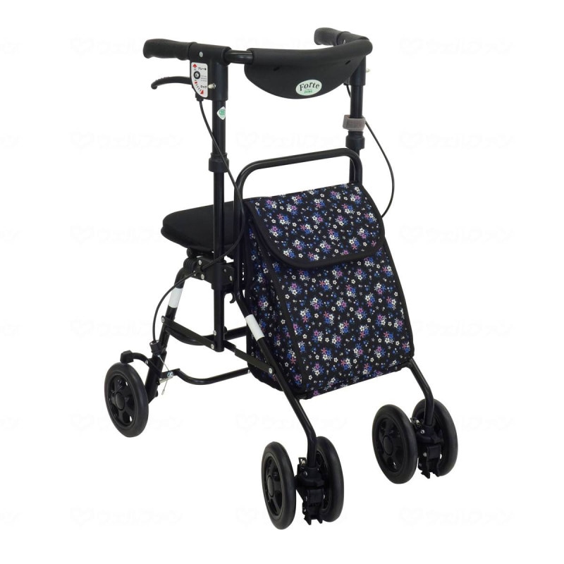 ヘルシーワン レジェール タータンレッド ｜ シルバーカー・歩行器