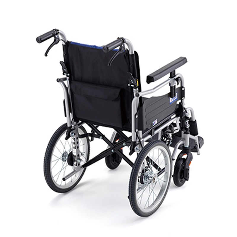 BAL-R6 介助型車椅子 モジュール座面高 背折れ式 介助ブレーキ付 肘