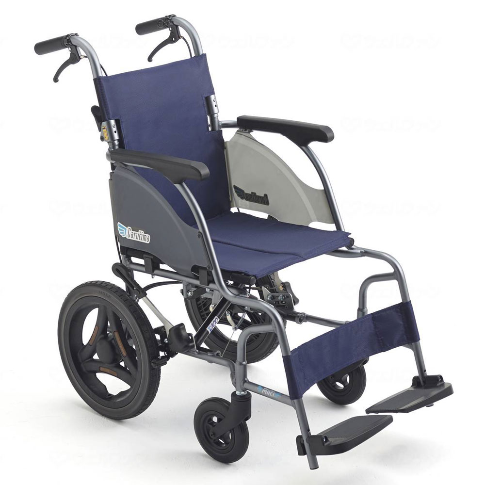 介助用車椅子CRT－6Lo 背折れ式・介助ブレーキ付・ノーパンク